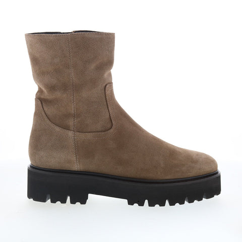 Aquatalia Sada Waterproof L491854 Womens Gray Suede Casual Dress Boots