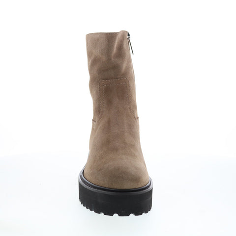 Aquatalia Sada Waterproof L491854 Womens Gray Suede Casual Dress Boots