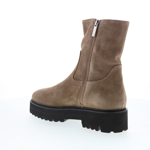 Aquatalia Sada Waterproof L491854 Womens Gray Suede Casual Dress Boots