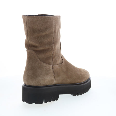 Aquatalia Sada Waterproof L491854 Womens Gray Suede Casual Dress Boots