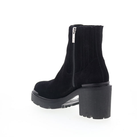 Aquatalia Vaira Waterproof L492101 Womens Black Suede Ankle & Booties Boots