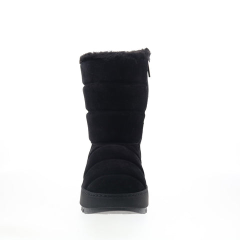 Aquatalia Alcee Waterproof L495201 Womens Black Suede Casual Dress Boots