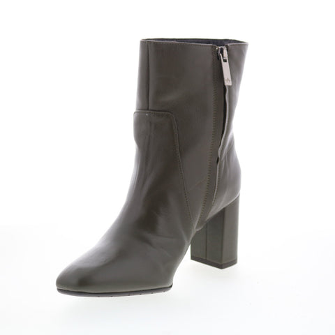 Aquatalia Luzio Waterproof L495480 Womens Green Leather Ankle & Booties Boots