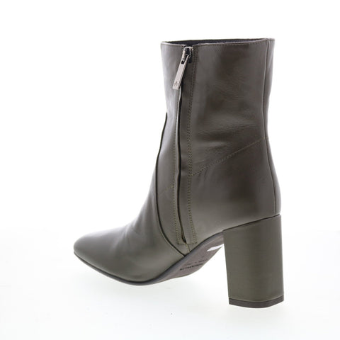 Aquatalia Luzio Waterproof L495480 Womens Green Leather Ankle & Booties Boots