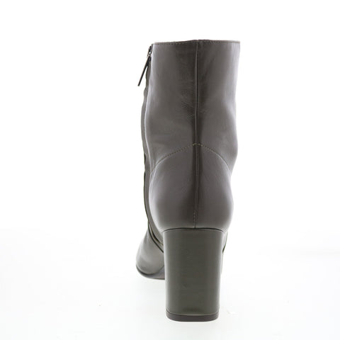 Aquatalia Luzio Waterproof L495480 Womens Green Leather Ankle & Booties Boots