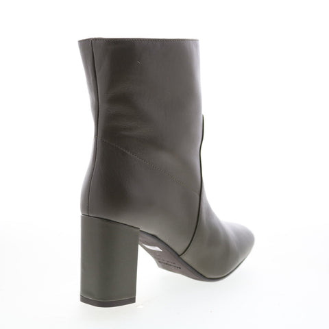 Aquatalia Luzio Waterproof L495480 Womens Green Leather Ankle & Booties Boots