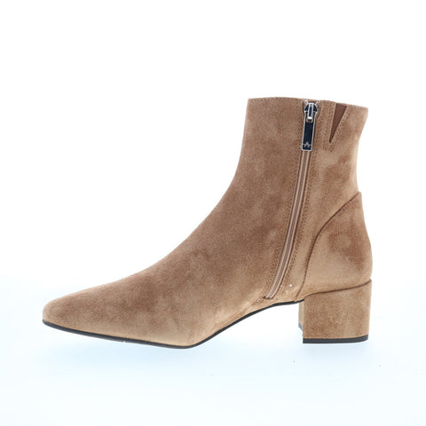 Aquatalia Larra Waterproof L516834 Womens Brown Suede Ankle & Booties Boots