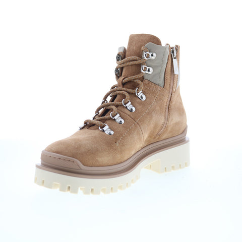 Aquatalia Cynthia Waterproof L533934 Womens Brown Suede Casual Dress Boots