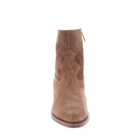 Aquatalia Gaetanna Waterproof L536634 Womens Brown Suede Ankle & Booties Boots