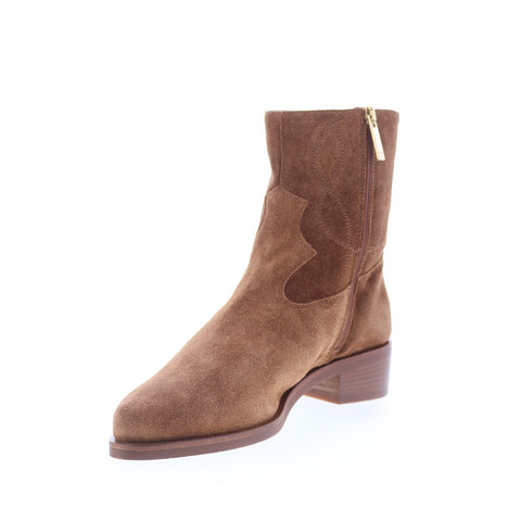 Aquatalia Gaetanna Waterproof L536634 Womens Brown Suede Ankle & Booties Boots