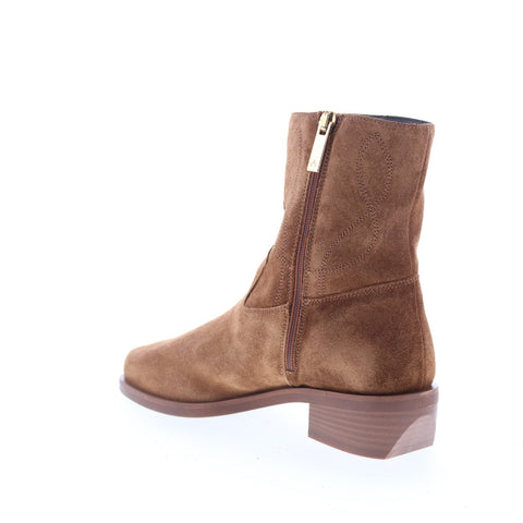 Aquatalia Gaetanna Waterproof L536634 Womens Brown Suede Ankle & Booties Boots
