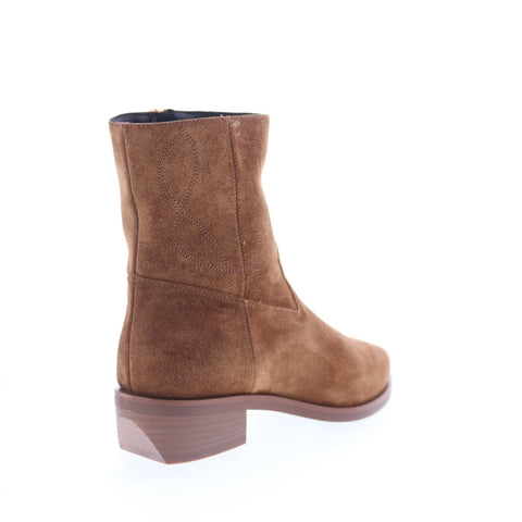 Aquatalia Gaetanna Waterproof L536634 Womens Brown Suede Ankle & Booties Boots