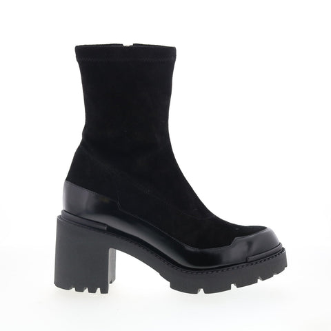 Aquatalia Vanna Waterproof L550201 Womens Black Ankle & Booties Boots