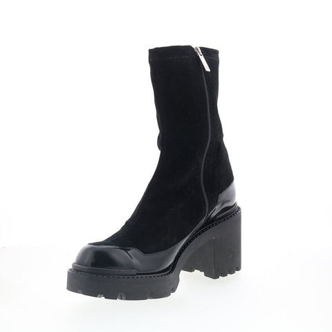 Aquatalia Vanna Waterproof L550201 Womens Black Ankle & Booties Boots
