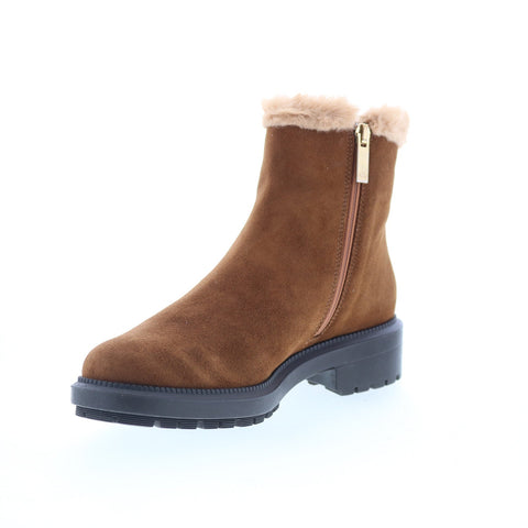 Aquatalia Lisanna Waterproof L552634 Womens Brown Suede Casual Dress Boots
