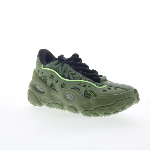 Puma Lamelo Ball LaFrance RNR Camo Mens Green Mesh Lifestyle Sneakers Shoes