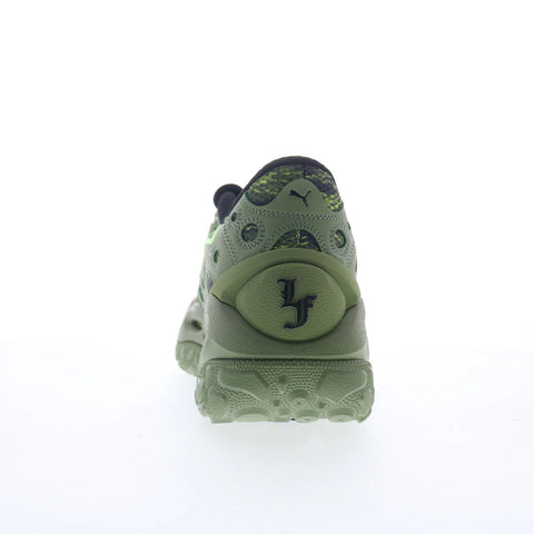 Puma Lamelo Ball LaFrance RNR Camo Mens Green Mesh Lifestyle Sneakers Shoes