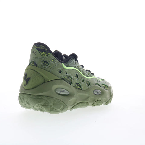Puma Lamelo Ball LaFrance RNR Camo Mens Green Mesh Lifestyle Sneakers Shoes