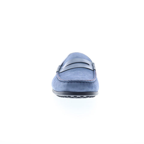 Zelli Italia Laguna Blu Penny Loafer Mens Blue Loafers & Slip Ons Penny Shoes
