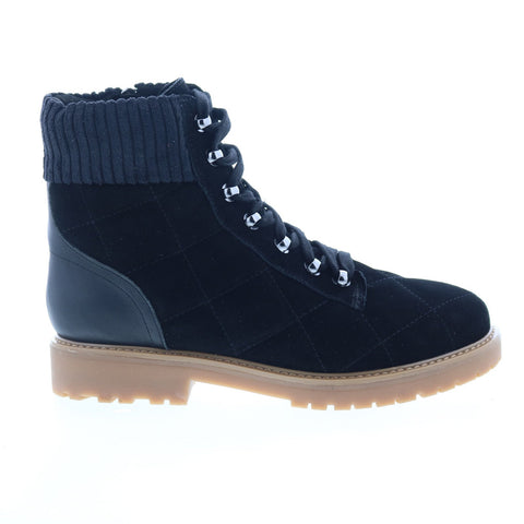 Easy Spirit Lakely Martha Stewart Womens Black Wide Suede Casual Dress Boots