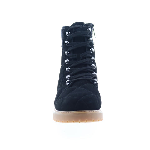 Easy Spirit Lakely Martha Stewart Womens Black Wide Suede Casual Dress Boots