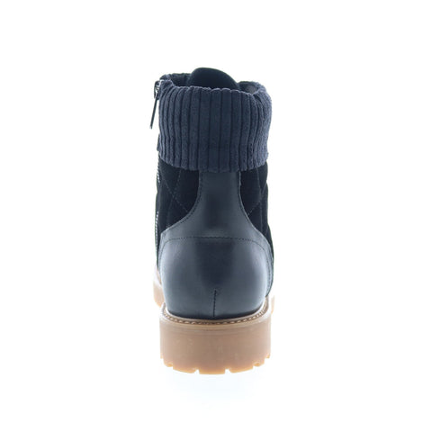 Easy Spirit Lakely Martha Stewart Womens Black Wide Suede Casual Dress Boots