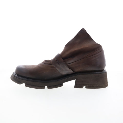 A.S. 98 Laken Womens Brown Leather Slip On Casual Dress Boots