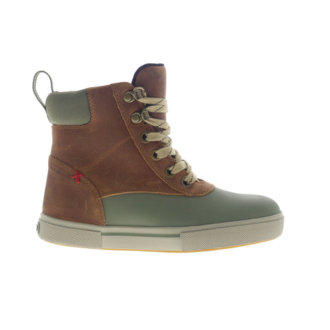 Xtratuf Leather Lace Deck Waterproof 6" LALW700 Womens Green Casual Dress Boots