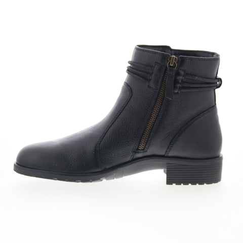 Strive Strive Lambeth LAMBETH Womens Black Leather Ankle & Booties Boots