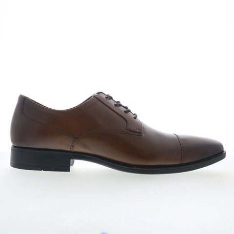Johnston & Murphy Landon 59-5376 Mens Brown Oxfords & Lace Ups Cap Toe Shoes