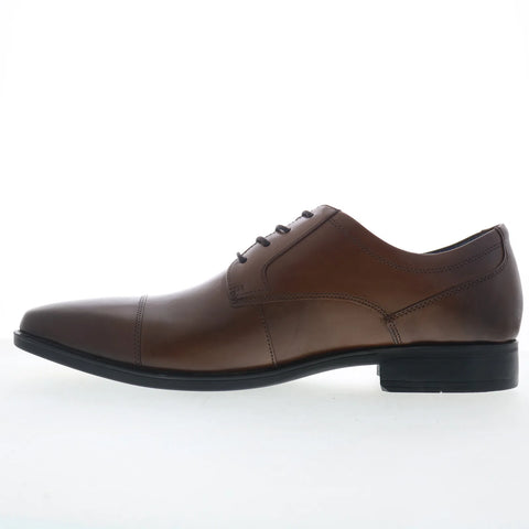 Johnston & Murphy Landon 59-5376 Mens Brown Oxfords & Lace Ups Cap Toe Shoes