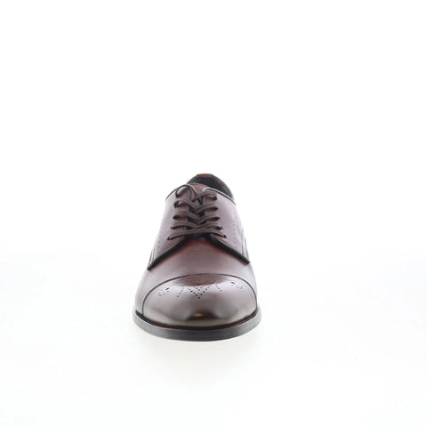 Johnston & Murphy Langford 24-6196 Mens Brown Oxfords & Lace Ups Cap Toe Shoes
