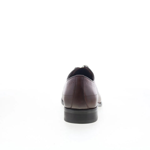 Johnston & Murphy Langford 24-6196 Mens Brown Oxfords & Lace Ups Cap Toe Shoes