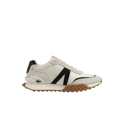 Lacoste L-Spin Deluxe 123 1 SMA Mens White Leather Lifestyle Sneakers Shoes