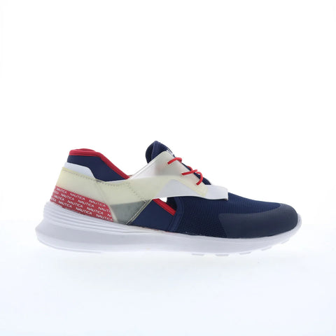 Nautica Larke QW21016 Mens Red Synthetic Lace Up Lifestyle Sneakers Shoes