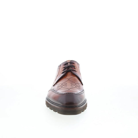 Mezlan Laser Print Derby 21699 Mens Brown Oxfords & Lace Ups Casual Shoes