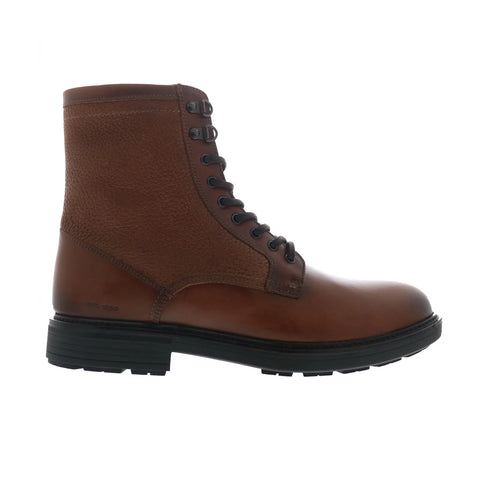Johnston & Murphy Latham 24-7122 Mens Brown Leather Lace Up Casual Dress Boots