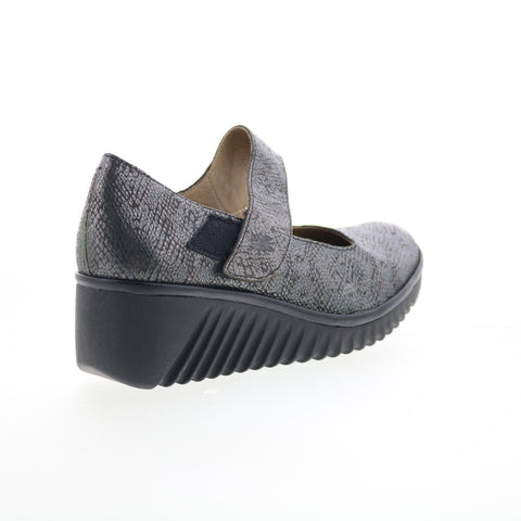 Fly London Lato LATO263FLY-005 Womens Black Leather Mary Jane Flats Shoes