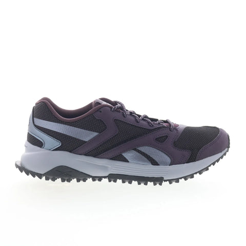 Reebok Lavante Terrain Womens Black Mesh Lace Up Lifestyle Sneakers Shoes