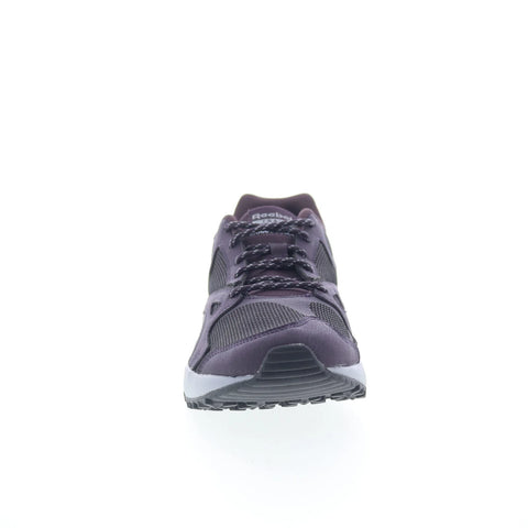 Reebok Lavante Terrain Womens Black Mesh Lace Up Lifestyle Sneakers Shoes