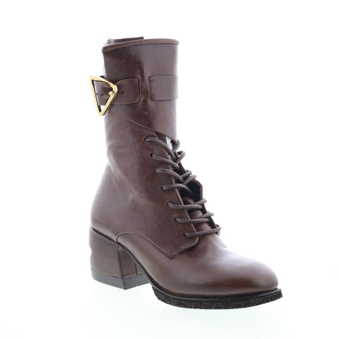 A.S. 98 Layne Womens Brown Leather Zipper Casual Dress Boots