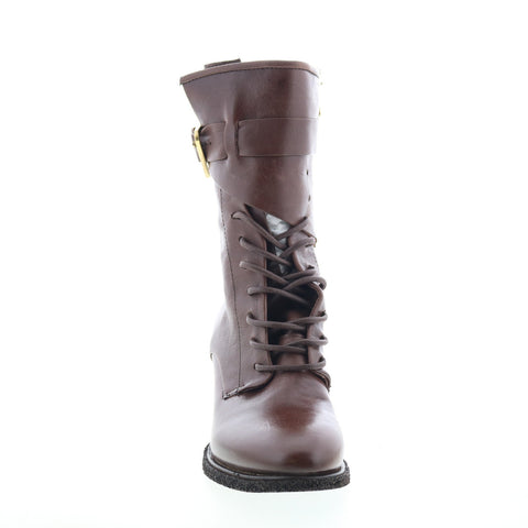 A.S. 98 Layne Womens Brown Leather Zipper Casual Dress Boots