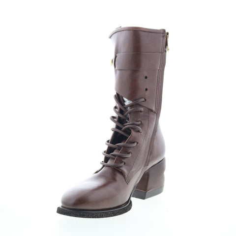 A.S. 98 Layne Womens Brown Leather Zipper Casual Dress Boots