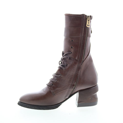 A.S. 98 Layne Womens Brown Leather Zipper Casual Dress Boots