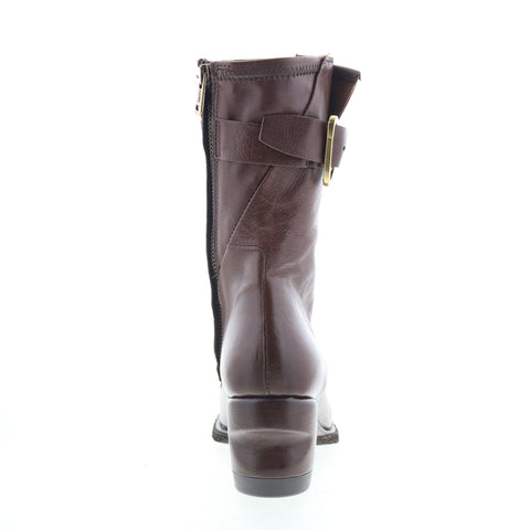 A.S. 98 Layne Womens Brown Leather Zipper Casual Dress Boots