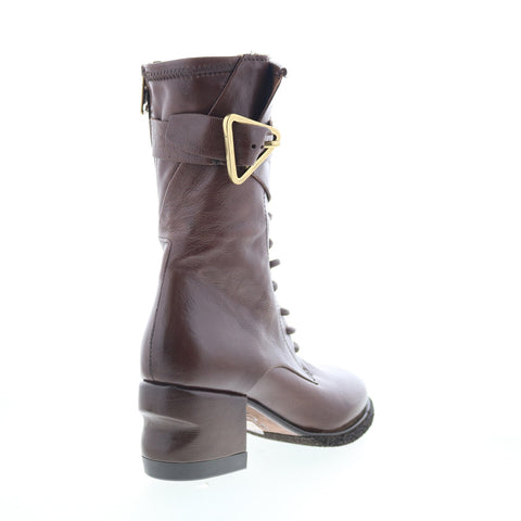 A.S. 98 Layne Womens Brown Leather Zipper Casual Dress Boots