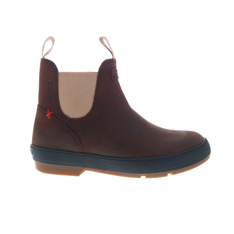 Xtratuf Legacy Leather Chelsea LCW901 Womens Burgundy Chelsea Boots