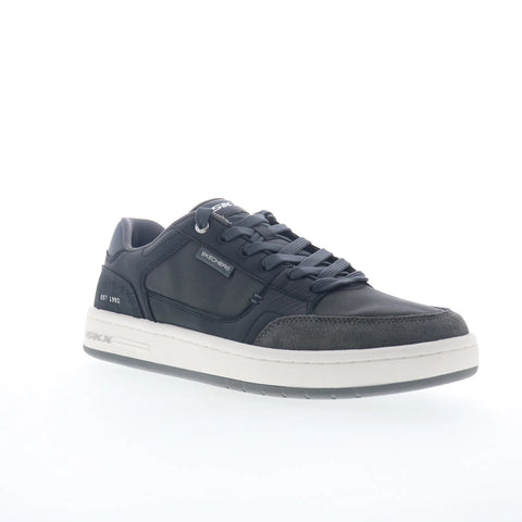 Skechers League - Imperion 254073-BKGY Mens Black Lifestyle Sneakers Shoes