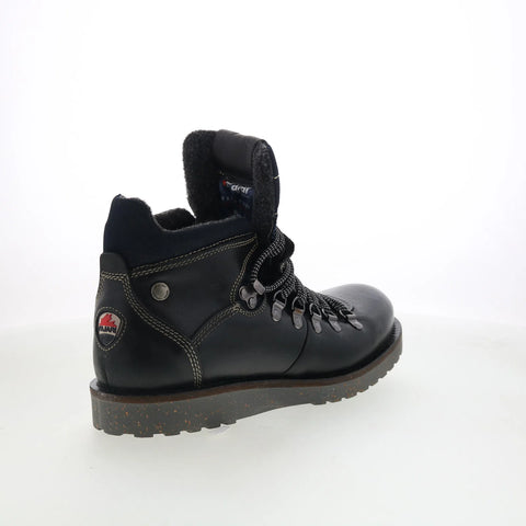 Pajar Leathem 77649 Mens Black Leather Lace Up Ankle Boots