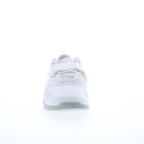 Reebok Legacy Lifter II Womens White Leather Athletic Weightlifting Shoes